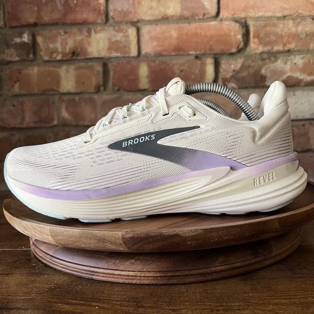 Brooks Revel 8 Gray Purple DNA Loft Cushion Running Sneakers Shoes Women's 9
